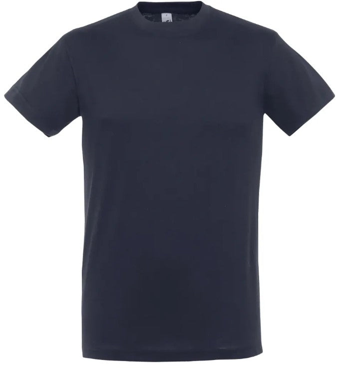 T-shirt couleur Marine personnalisé avec broderie sur mesure. Créez une pièce unique à votre image grâce à notre savoir-faire artisanal et nos finitions de qualité.