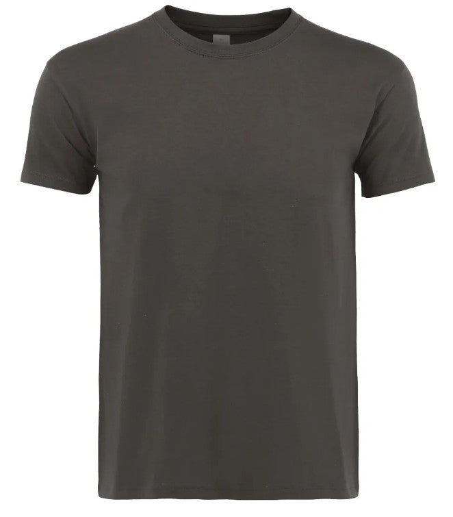 T-shirt couleur Gris Foncé personnalisé avec broderie sur mesure. Créez une pièce unique à votre image grâce à notre savoir-faire artisanal et nos finitions de qualité.