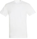 T-shirt couleur Blanc personnalisé avec broderie sur mesure. Créez une pièce unique à votre image grâce à notre savoir-faire artisanal et nos finitions de qualité.