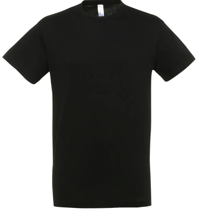 T-shirt couleur Noir personnalisé avec broderie sur mesure. Créez une pièce unique à votre image grâce à notre savoir-faire artisanal et nos finitions de qualité.