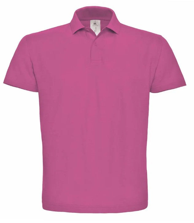 Polo couleur Fushia personnalisé avec broderie sur mesure. Créez une pièce unique à votre image grâce à notre savoir-faire artisanal et nos finitions de qualité.
