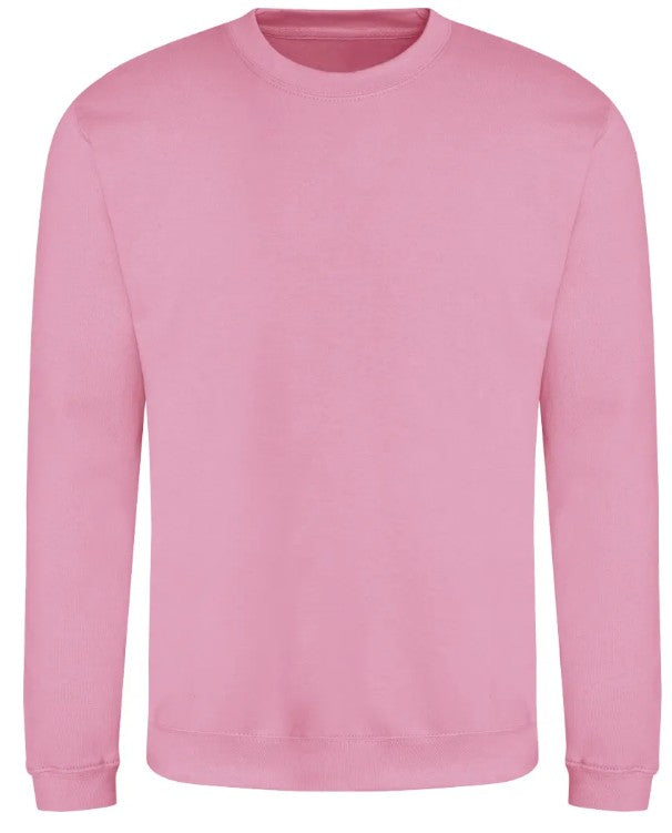 Pull couleur Candyfloss Pink personnalisé avec broderie sur mesure. Créez une pièce unique à votre image grâce à notre savoir-faire artisanal et nos finitions de qualité.