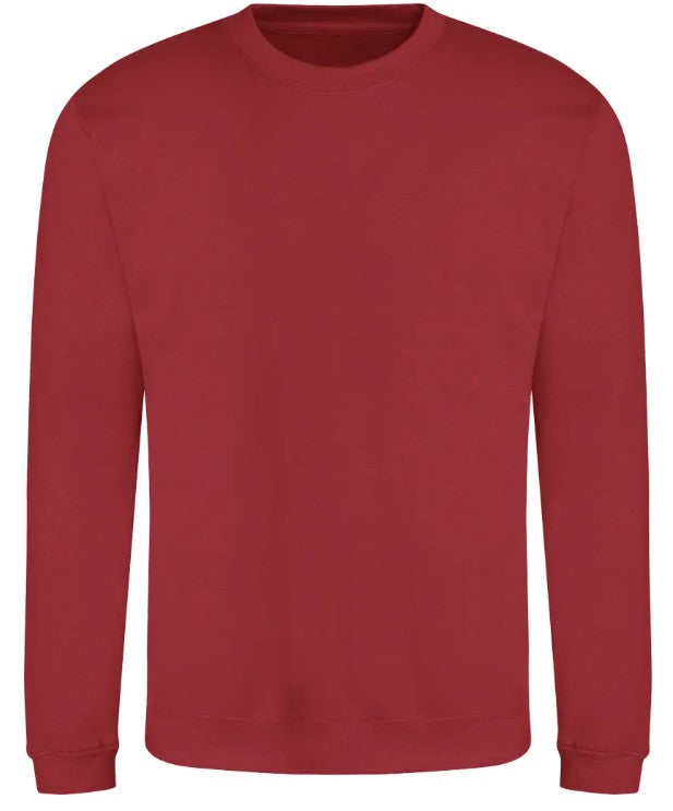 Pull couleur Fire Red personnalisé avec broderie sur mesure. Créez une pièce unique à votre image grâce à notre savoir-faire artisanal et nos finitions de qualité.